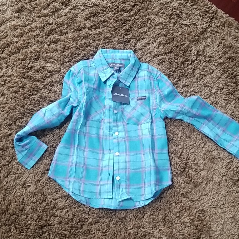 Eddie Bauer Plaid Button Down